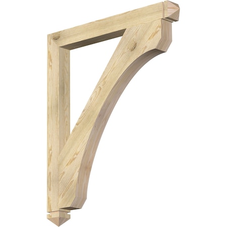 Legacy Arts & Crafts Rough Sawn Bracket, Douglas Fir, 4W X 40D X 48H